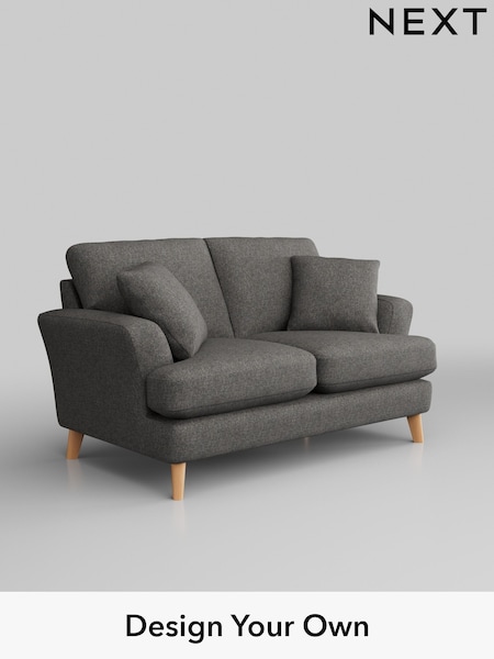 Tweedy Blend Easy Clean/Dark Grey Conway Relaxed Sit (W44230) | £1,050