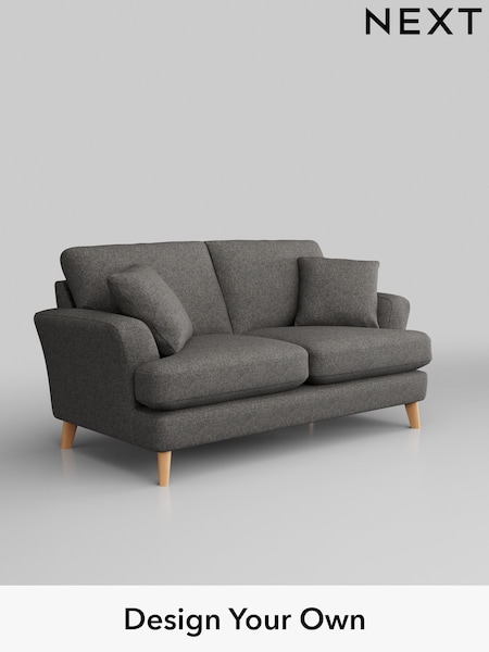 Tweedy Blend Easy Clean/Dark Grey Conway Relaxed Sit (W44230) | £1,150