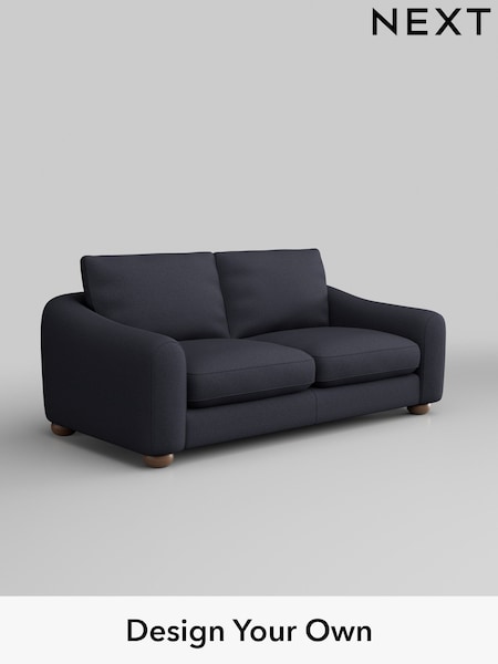 Tweedy Blend Easy Clean/Dark Slate Blue Arches (W44232) | £1,125