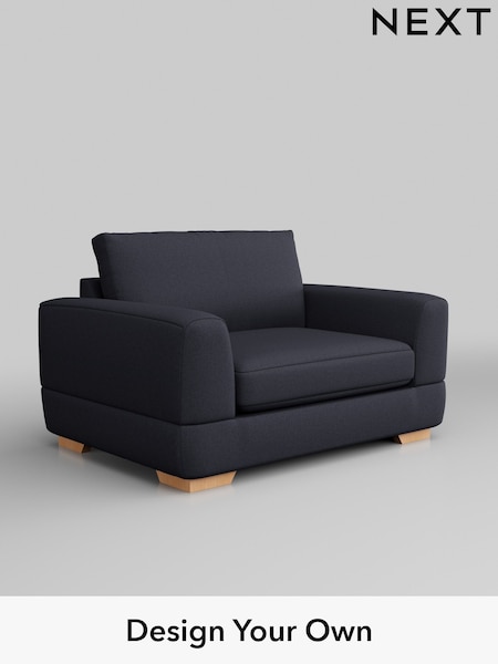 Tweedy Blend Easy Clean/Dark Slate Blue Clayton (W44235) | £850