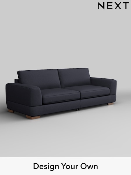Tweedy Blend Easy Clean/Dark Slate Blue Clayton (W44235) | £1,325