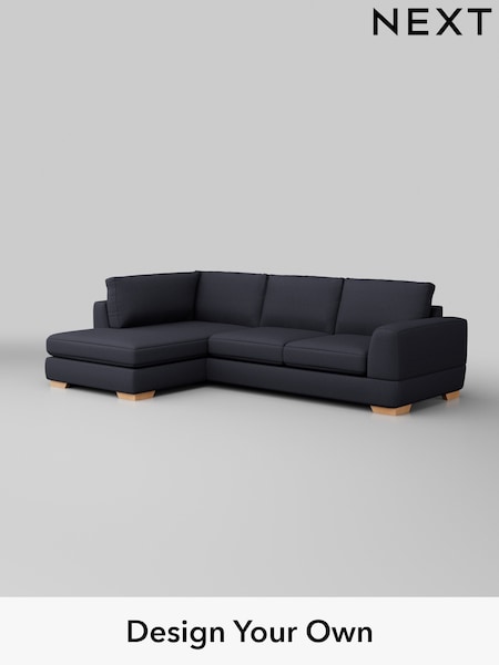Tweedy Blend Easy Clean/Dark Slate Blue Clayton (W44235) | £1,725