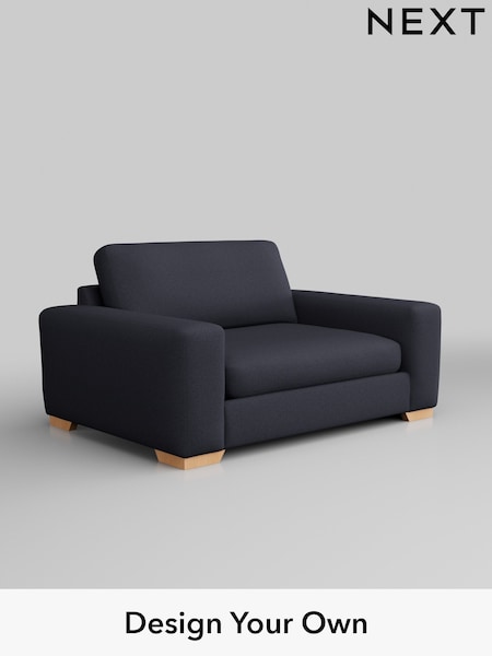 Tweedy Blend Easy Clean/Dark Slate Blue Houghton Deep Sit (W44240) | £1,050