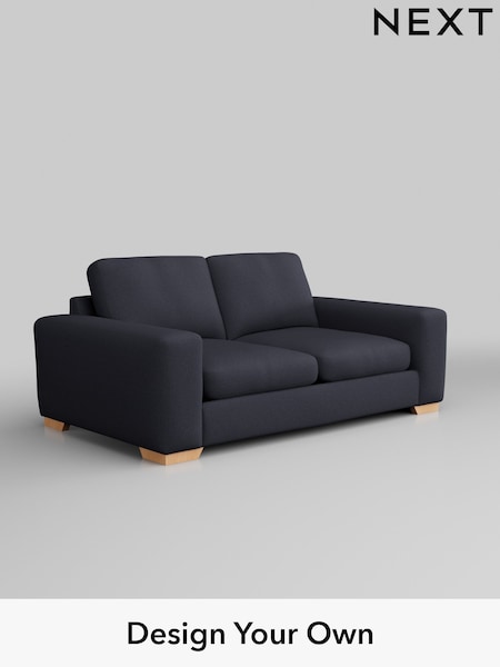 Tweedy Blend Easy Clean/Dark Slate Blue Houghton Deep Sit (W44240) | £1,150