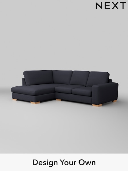 Tweedy Blend Easy Clean/Dark Slate Blue Houghton Deep Sit (W44240) | £1,999