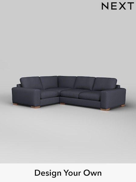 Tweedy Blend Easy Clean/Dark Slate Blue Houghton Deep Sit (W44240) | £2,425