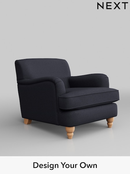 Tweedy Blend Easy Clean/Dark Slate Blue Lilly Ii (W44241) | £550