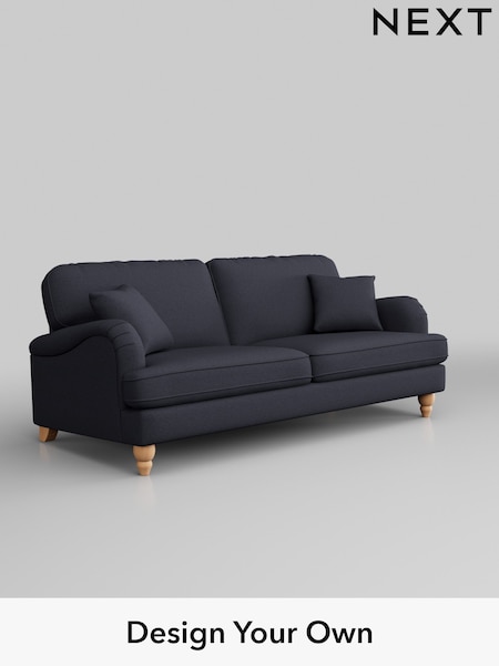 Tweedy Blend Easy Clean/Dark Slate Blue Lilly Ii (W44241) | £950