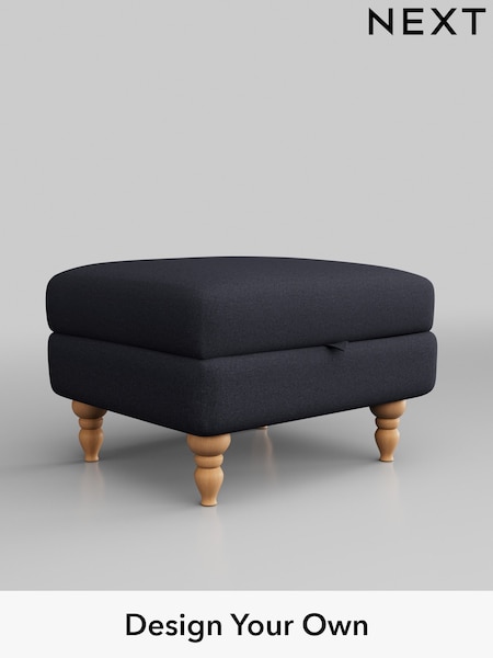Tweedy Blend Easy Clean/Dark Slate Blue Mallory (W44242) | £425