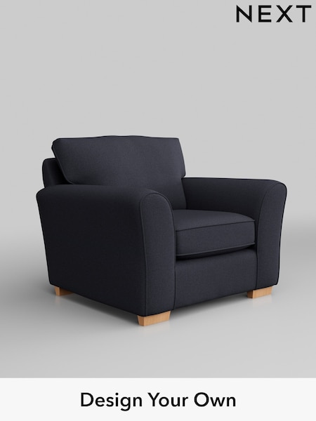 Tweedy Blend Easy Clean/Dark Slate Blue Michigan Ii (W44243) | £525
