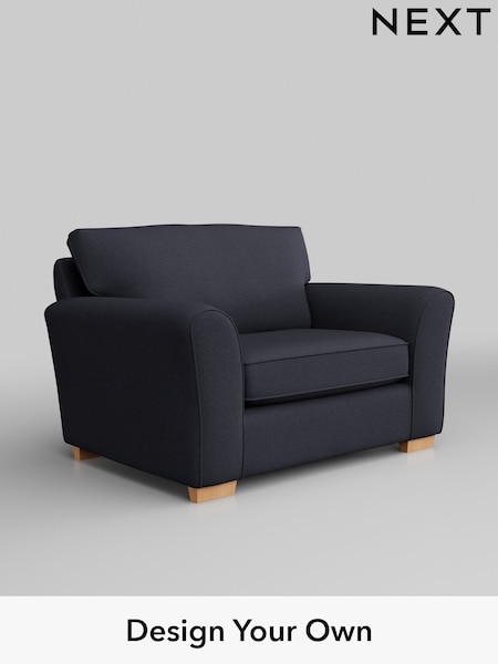 Tweedy Blend Easy Clean/Dark Slate Blue Michigan Ii (W44243) | £625