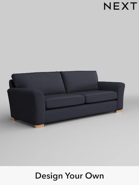 Tweedy Blend Easy Clean/Dark Slate Blue Michigan Ii (W44243) | £1,050