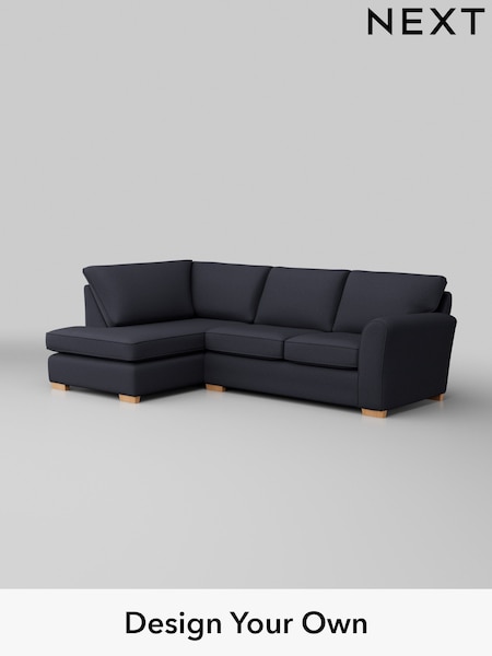 Tweedy Blend Easy Clean/Dark Slate Blue Michigan Ii (W44243) | £1,450