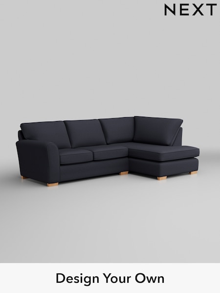 Tweedy Blend Easy Clean/Dark Slate Blue Michigan Ii (W44243) | £1,450