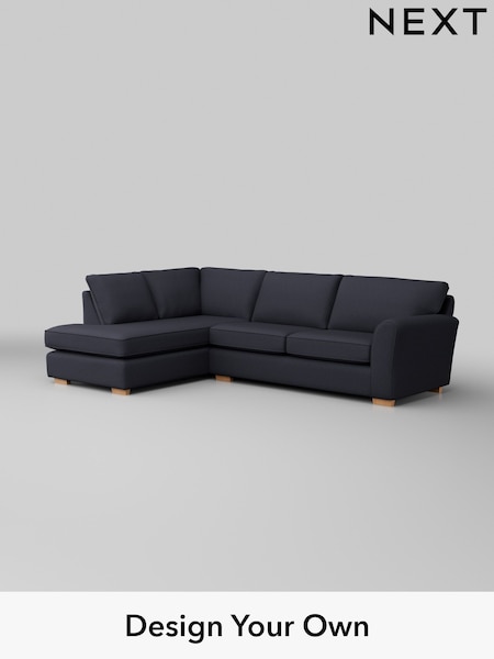Tweedy Blend Easy Clean/Dark Slate Blue Michigan Ii (W44243) | £1,550