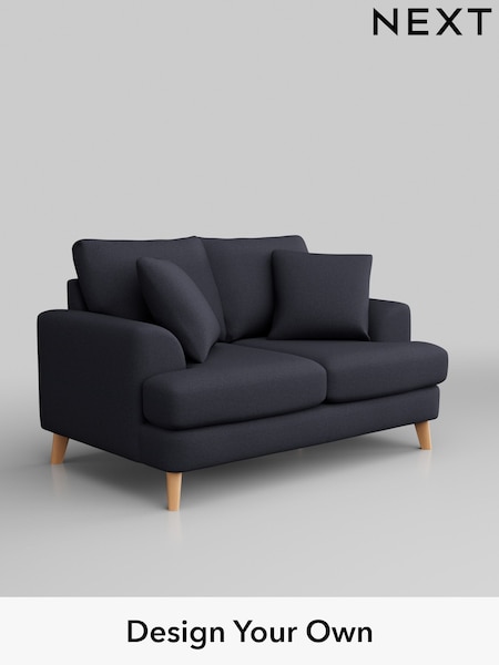 Tweedy Blend Easy Clean/Dark Slate Blue Parker (W44244) | £1,050
