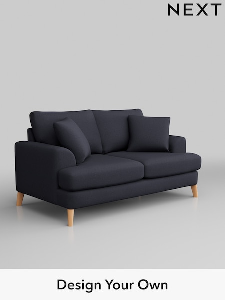 Tweedy Blend Easy Clean/Dark Slate Blue Parker (W44244) | £1,150