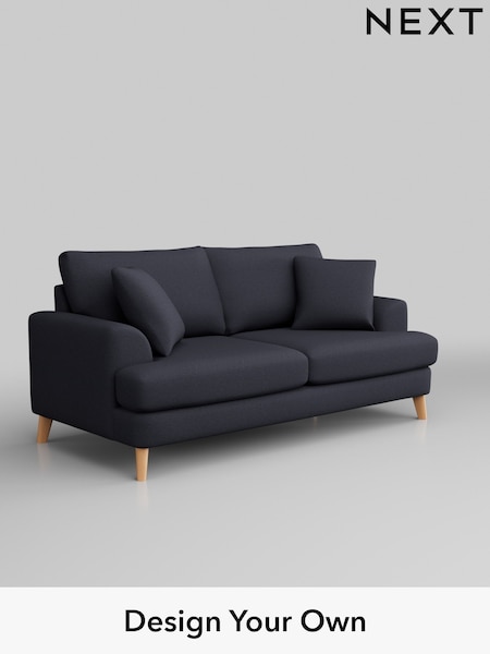 Tweedy Blend Easy Clean/Dark Slate Blue Parker (W44244) | £1,250