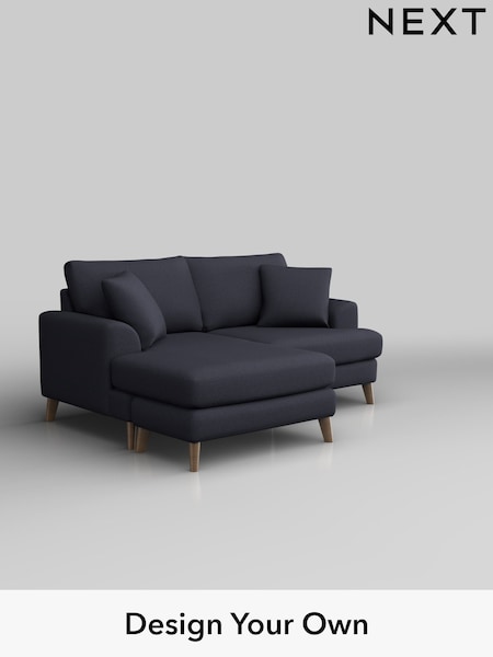 Tweedy Blend Easy Clean/Dark Slate Blue Parker (W44244) | £1,450
