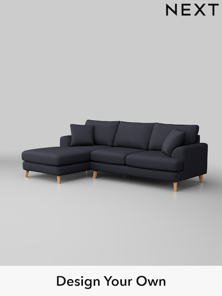 Tweedy Blend Easy Clean/Dark Slate Blue Parker (W44244) | £2,150