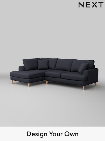 Tweedy Blend Easy Clean/Dark Slate Blue Parker (W44244) | £2,099