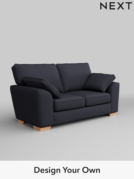 Tweedy Blend Easy Clean/Dark Slate Blue Stamford (W44245) | £1,025