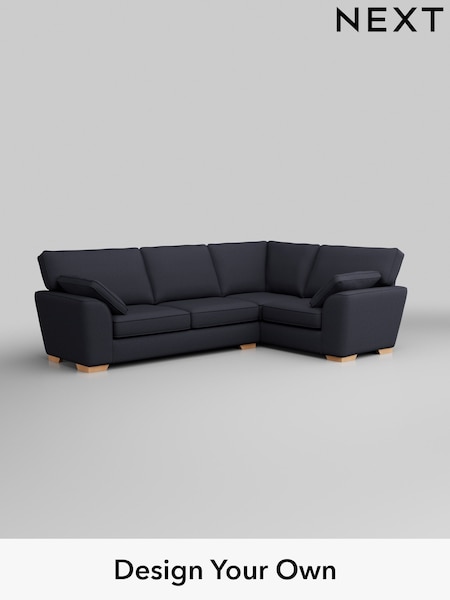 Tweedy Blend Easy Clean/Dark Slate Blue Stamford (W44245) | £1,925