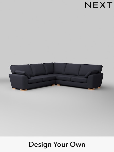 Tweedy Blend Easy Clean/Dark Slate Blue Stamford (W44245) | £2,399