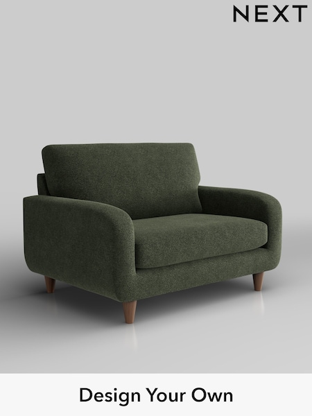Boucle Chenille/Dark Moss Green Camden (W44246) | £799