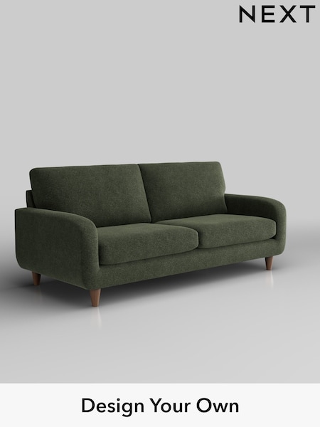 Boucle Chenille/Dark Moss Green Camden (W44246) | £1,099