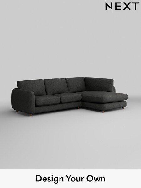 Tweedy Blend Easy Clean/Charcoal Grey Aiden (W44247) | £1,725