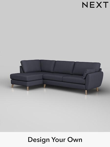 Tweedy Blend Easy Clean/Dark Slate Blue Wilson (W44248) | £1,575