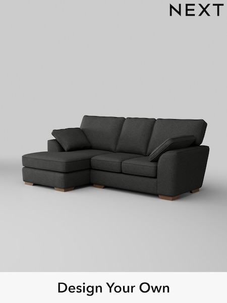 Tweedy Blend Easy Clean/Charcoal Grey Stamford (W44258) | £1,550
