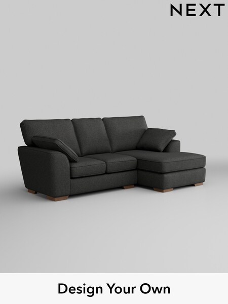 Tweedy Blend Easy Clean/Charcoal Grey Stamford (W44258) | £1,550