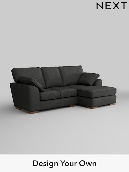 Tweedy Blend Easy Clean/Charcoal Grey Stamford (W44258) | £1,550
