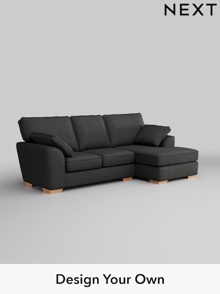Tweedy Blend Easy Clean/Charcoal Grey Stamford (W44258) | £1,650