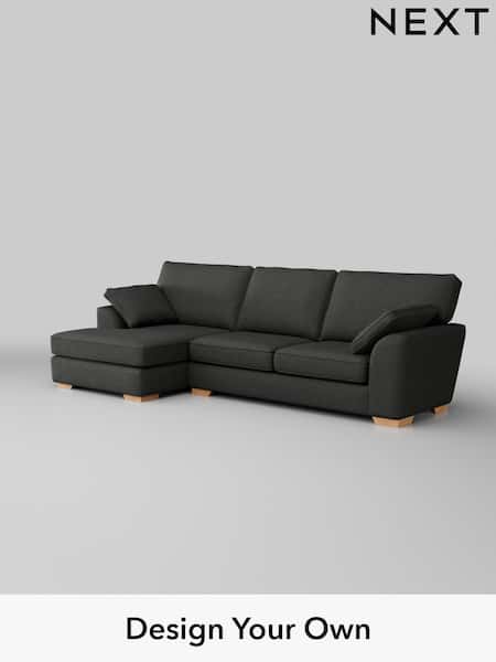 Tweedy Blend Easy Clean/Charcoal Grey Stamford (W44258) | £1,799