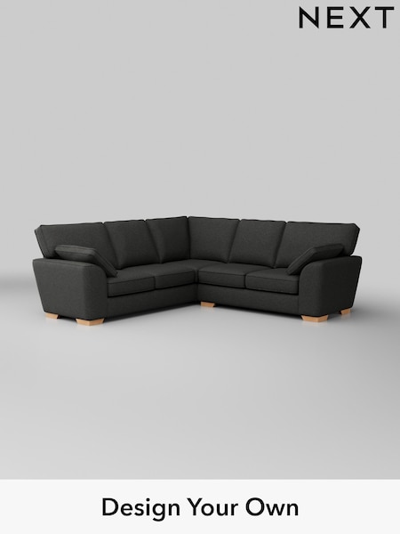 Tweedy Blend Easy Clean/Charcoal Grey Stamford (W44258) | £2,199