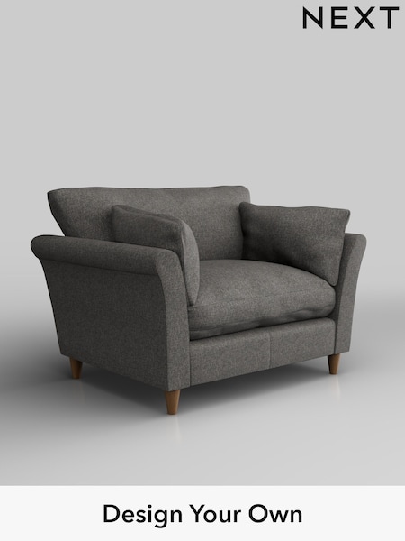 Tweedy Blend Easy Clean/Dark Grey Hartley Relaxed Sit (W44278) | £925