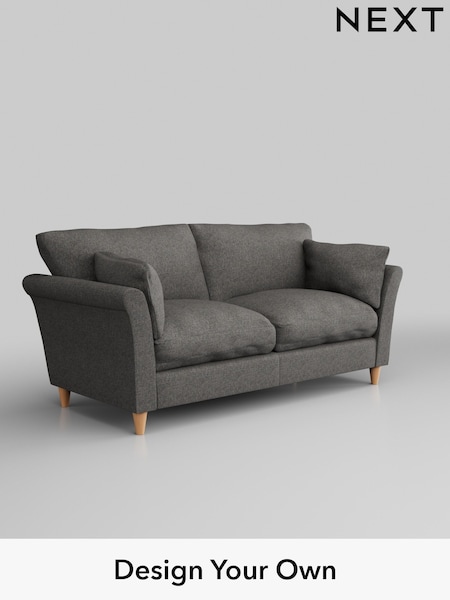 Tweedy Blend Easy Clean/Dark Grey Hartley Relaxed Sit (W44278) | £1,175
