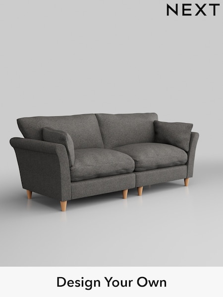Tweedy Blend Easy Clean/Dark Grey Hartley Relaxed Sit (W44278) | £1,275