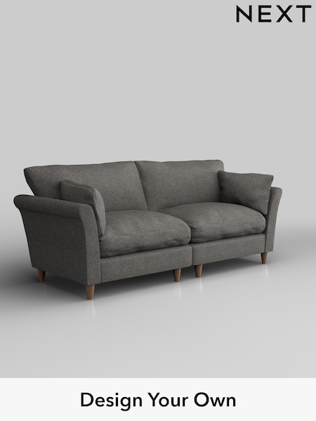 Tweedy Blend Easy Clean/Dark Grey Hartley Relaxed Sit (W44278) | £1,275