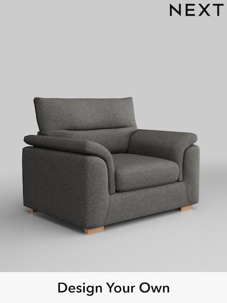 Tweedy Blend Easy Clean/Dark Grey Hayden Highback (W44280) | £750