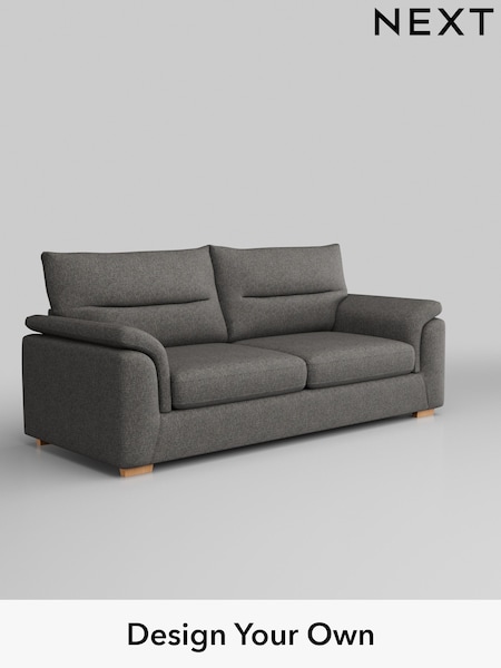 Tweedy Blend Easy Clean/Dark Grey Hayden Highback (W44280) | £1,225