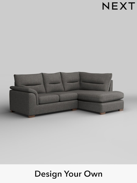 Tweedy Blend Easy Clean/Dark Grey Hayden Highback (W44280) | £1,725