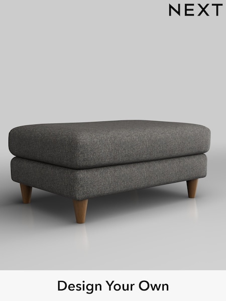 Tweedy Blend Easy Clean/Dark Grey Hartley Highback Relaxed Sit (W44282) | £375