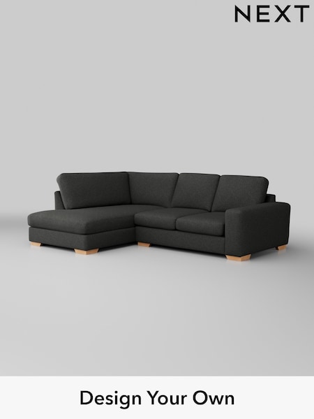 Tweedy Blend Easy Clean/Charcoal Grey Houghton Deep Sit (W44296) | £1,999