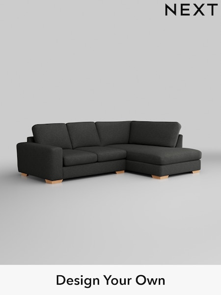 Tweedy Blend Easy Clean/Charcoal Grey Houghton Deep Sit (W44296) | £1,999