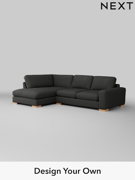 Tweedy Blend Easy Clean/Charcoal Grey Houghton Deep Sit (W44296) | £2,099