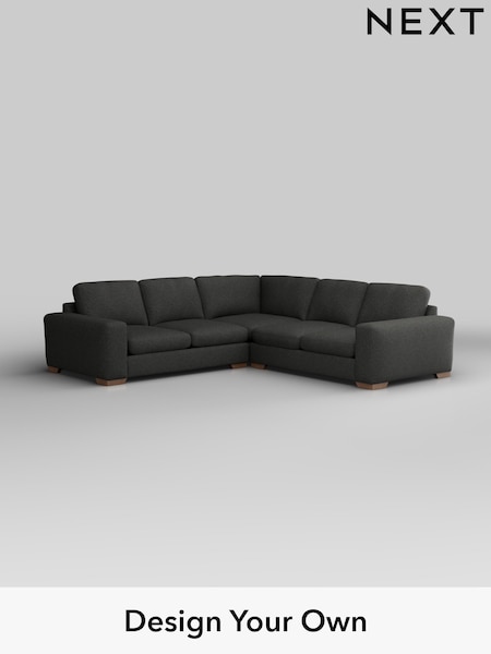 Tweedy Blend Easy Clean/Charcoal Grey Houghton Deep Sit (W44296) | £2,625